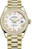 Rolex Datejust  279138rbr-0031 28 mm Yellow Gold 