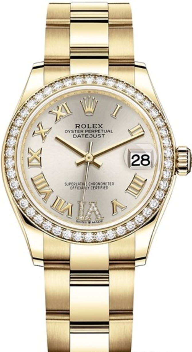 Rolex 278288rbr-0019 Datejust 31 mm Yellow Gold 