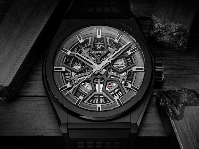 Zenith 69.9000.670/78.R782 Defy Classic Black Ceramic  - фото 3