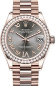 Rolex Datejust 278285rbr-0027 31 mm Everose Gold 