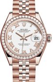 Rolex Datejust 279135rbr-0024 28 mm Everose Gold 