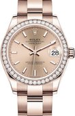 Rolex Datejust 278285rbr-0017 31mm Everose Gold 