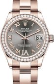 Rolex Datejust 278285rbr-0026 31mm Everose Gold 