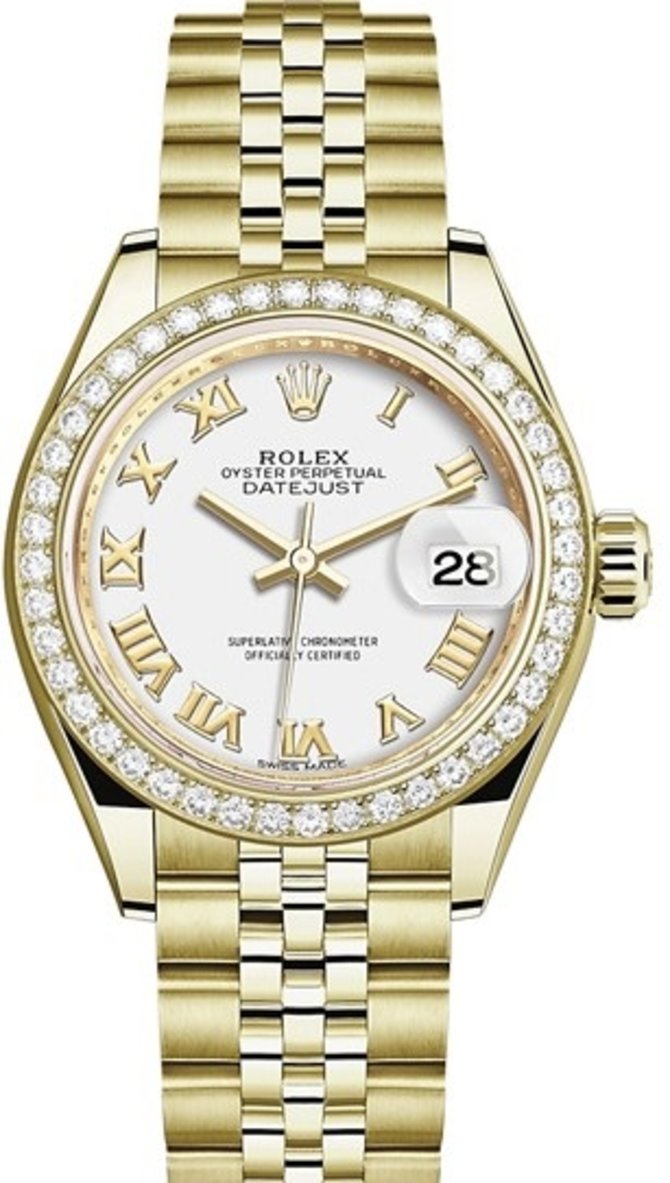 Rolex 279138rbr-0032 Datejust 28 mm Yellow Gold