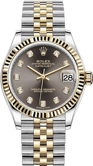 278273-0022 Rolex 31 mm Steel and Yellow Gold Datejust