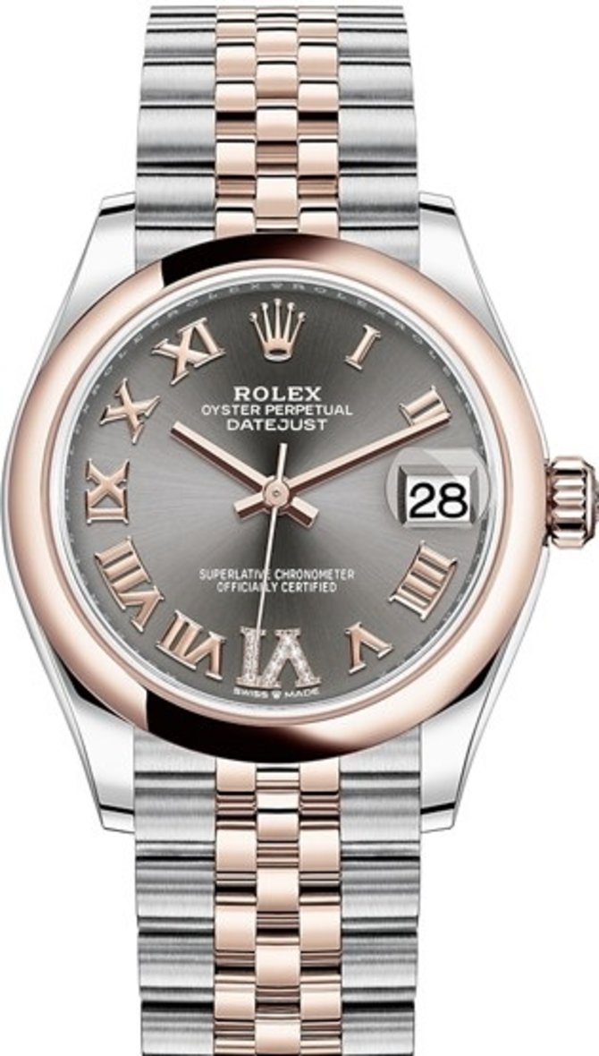 Rolex 278241-0030 Datejust 31mm Steel and Everose Gold