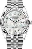 Rolex Часы Rolex Datejust 126234-0019 36 mm Steel and White Gold