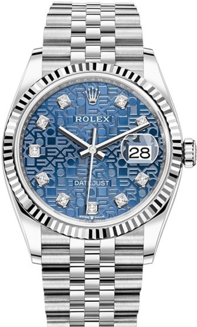 Rolex 126234-0011 Datejust 36 mm Steel and White Gold