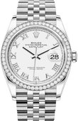 Rolex Часы Rolex Datejust 126284rbr-0017 Steel and White Gold