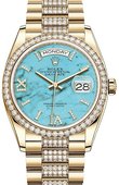 Rolex Day-Date 128348rbr-0038 36 mm Yellow Gold