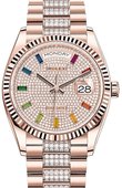 Rolex Day-Date 128235-0040 36 mm Everose Gold