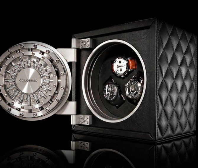 Döttling Colosimo Quilted Black Leather Liberty Barcelona Luxury safe - фото 2