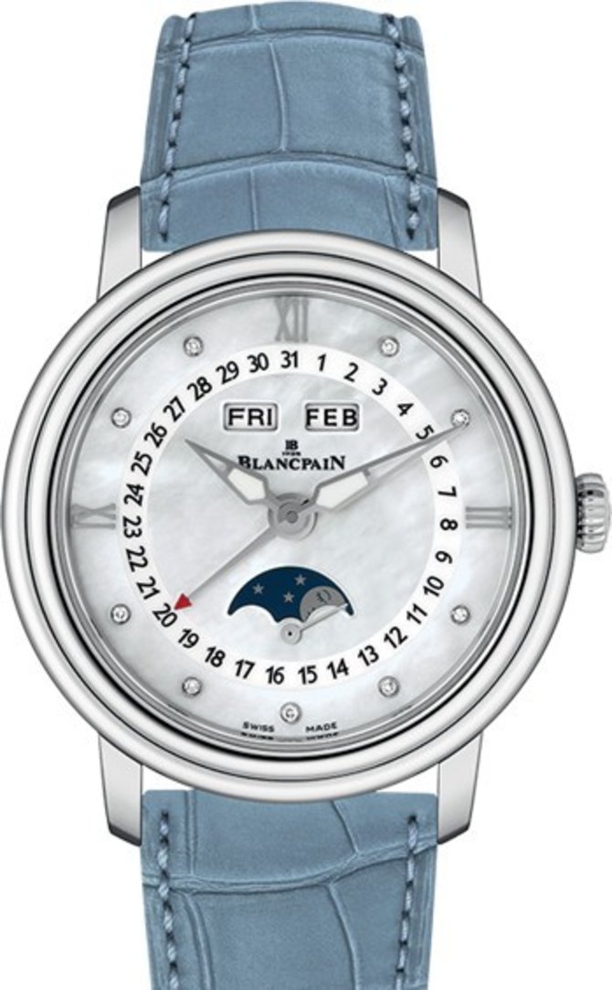 Blancpain 3663-1154-95A Leman Women`s Collection Complete Calendar
