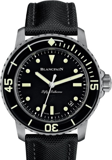 5015E 1130 B52A Blancpain Nageurs de combat Automatique Fifty Fathoms