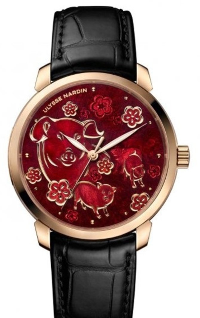 Ulysse Nardin Pig Quadrato Gold