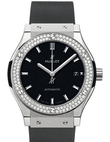 565.NX.1171.RX.1104 Hublot Titanium Diamonds Classic Fusion
