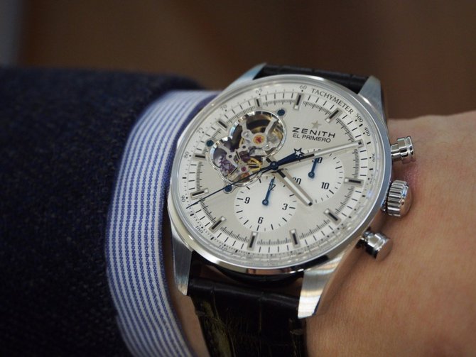 Zenith 03.2040.4061/01.C494 El Primero Сhronomaster Open 42 mm - фото 2