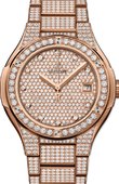 Hublot Classic Fusion 585.OX.9000.OX.3604 33 mm King Gold Full Pavé Bracelet