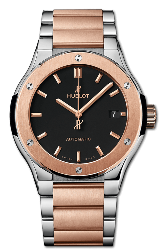 Hublot 510.NO.1180.NO Classic Fusion 45 mm Titanium King Gold Bracelet