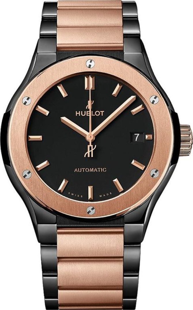 Hublot 510.CO.1180.CO Classic Fusion 45 mm Ceramic King Gold Bracelet