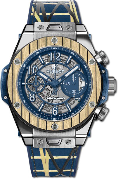 411.NQ.5129.NR.ITI19 Hublot 45 mm Italia Independent Titanium Big Bang Unico
