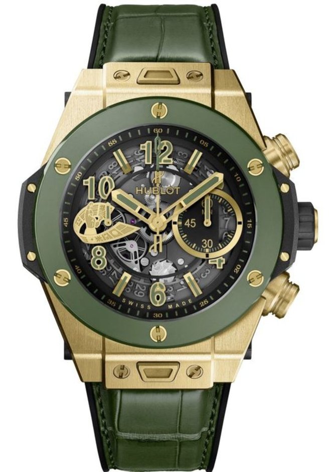 Hublot 411.VG.1189.LR.WBC19 Big Bang Unico 45 mm WBC Green Ceramic