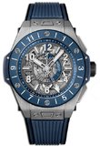 Hublot Часы Hublot Big Bang Unico 471.NL.7112.RX 45 mm GMT Titanium Blue Ceramic