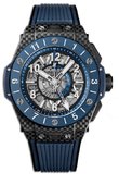 Hublot Часы Hublot Big Bang Unico 471.QL.7127.RX 45 mm GMT Carbon Blue Ceramic