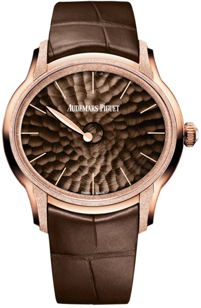 Audemars Piguet 77266OR.GG.A823CR.01 Millenary Frosted Gold Philosophique