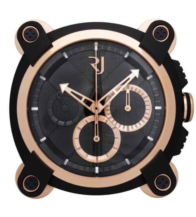 Romain Jerome X.POS.028 Moon-Dna Air Moon Invader Wall Clock Red and Black Metal - фото 1