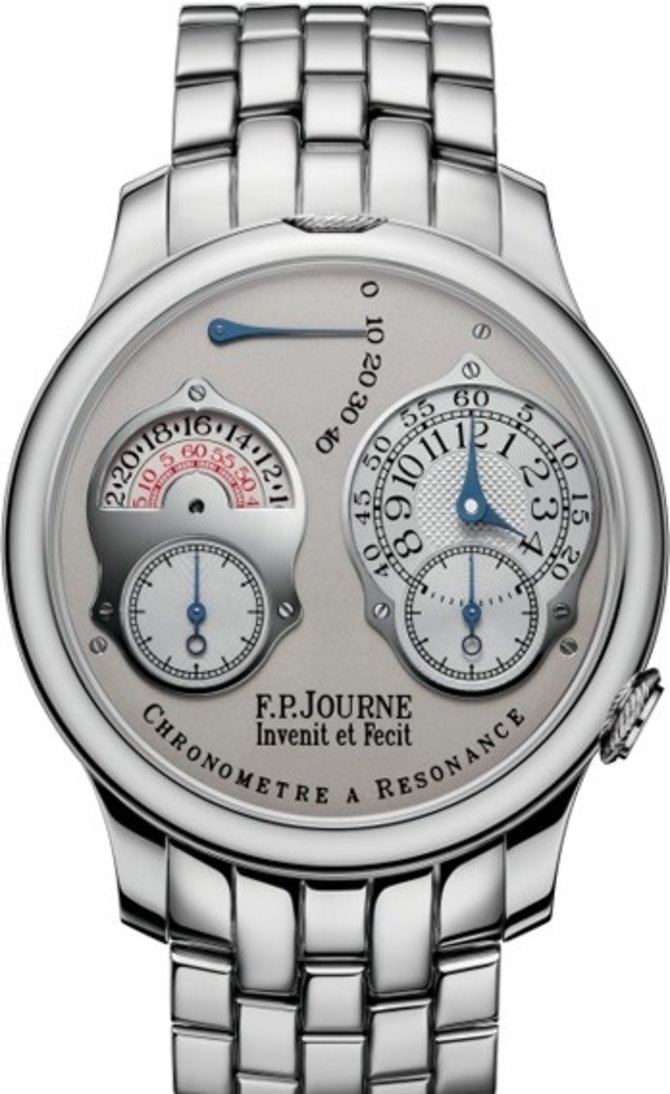 F.P.Journe Chronometre Resonance WG Silver Dial Souveraine White Gold