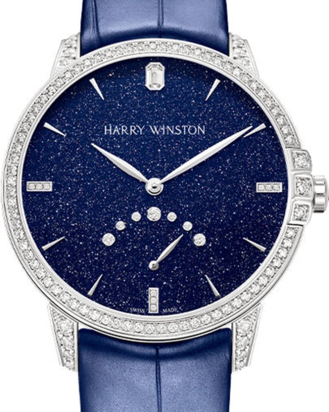 Harry Winston MIDARS39WW001 Midnight Retrograde Second Automatic 39 mm