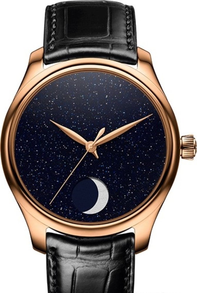 H. Moser Endeavour Perpetual Moon Concept Aventurine RG Moon Gold