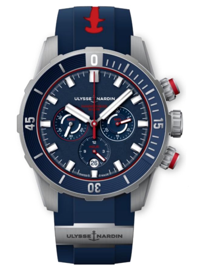 Ulysse Nardin 1503-170LE-3/93-HAMMER Maxi Marine Diver Chronograph 44 mm Hammerhead