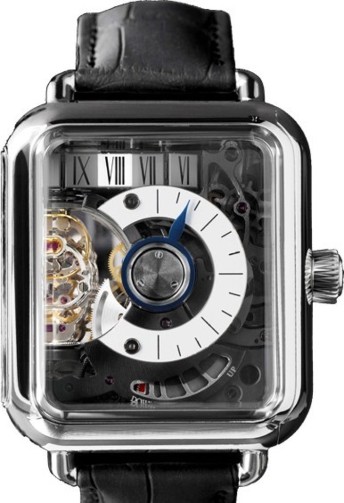 H. Moser 5900-0200 Small Seconds Swiss Alp Watch Minute Retrograde