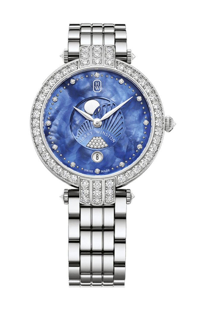 Harry Winston PRNQMP36WW005 Premier Moon Phase 36 mm