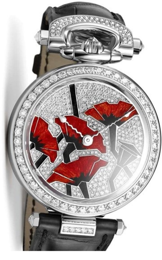 Bovet AF39809 Fleurier Amadeo Fleurier 39 Poppies Grand Feu Enamel