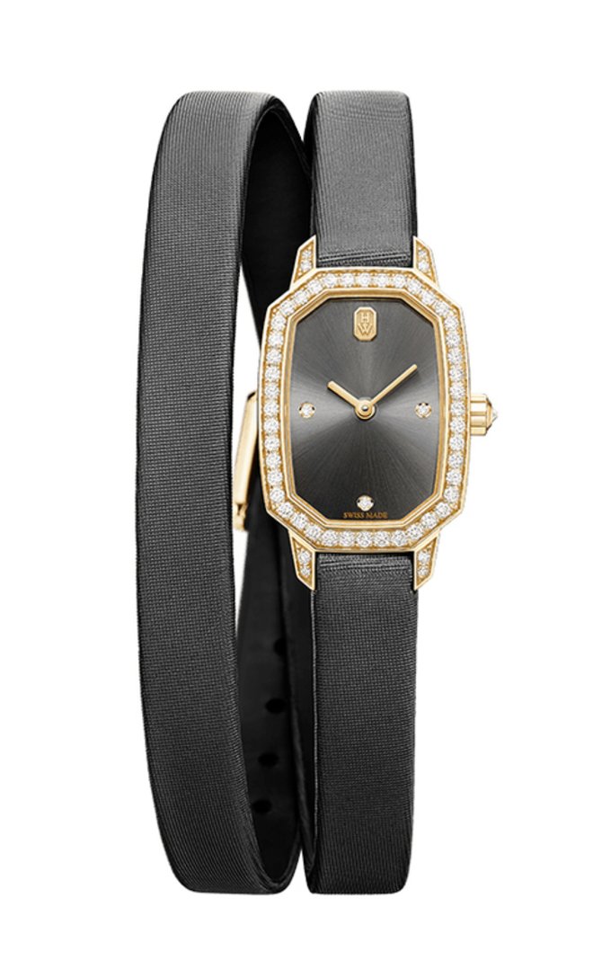 Harry Winston EMEQHM18YY001 Avenue Emerald collection Yellow Gold Diamond set