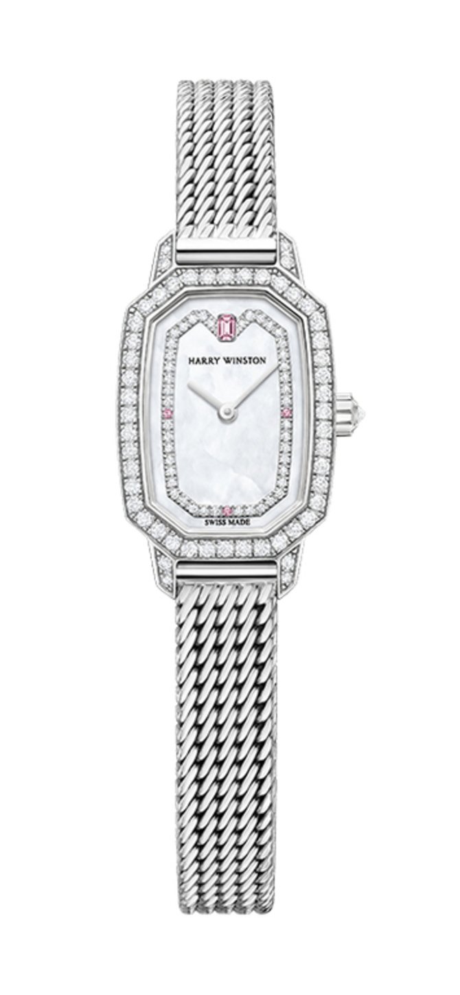 Harry Winston EMEQHM18WW008 Avenue Emerald collection White Gold Diamond set