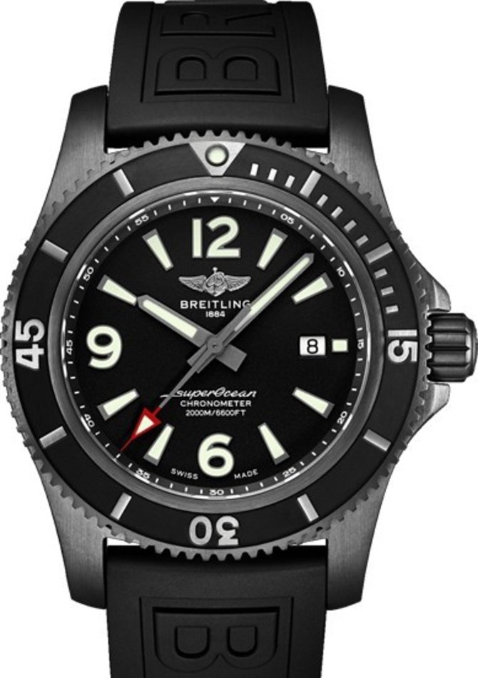 Breitling M17368B71B1S2 SuperOcean Automatic 46 Blacksteel