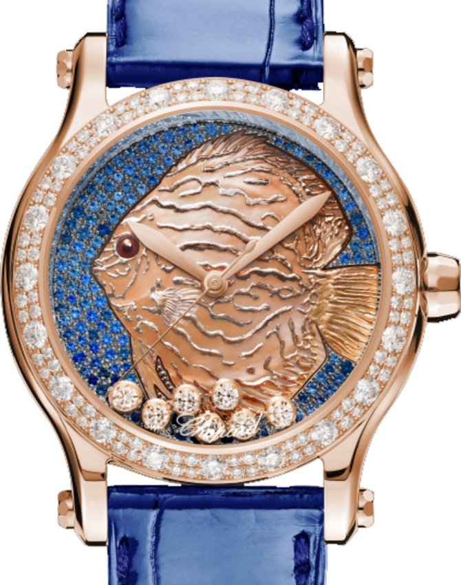 Chopard 274891-5019 Happy Sport Happy Fish 36 mm Automatic - фото 1