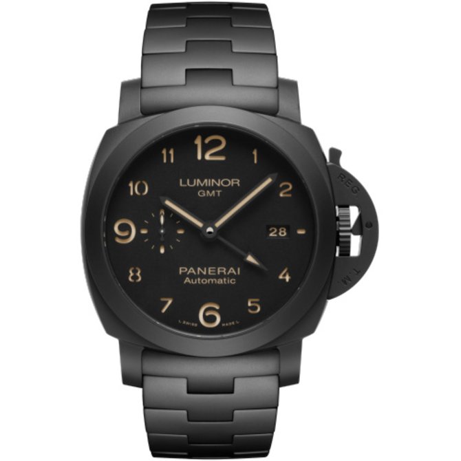 Officine Panerai PAM01438 Luminor Tuttonero GMT Ceramic