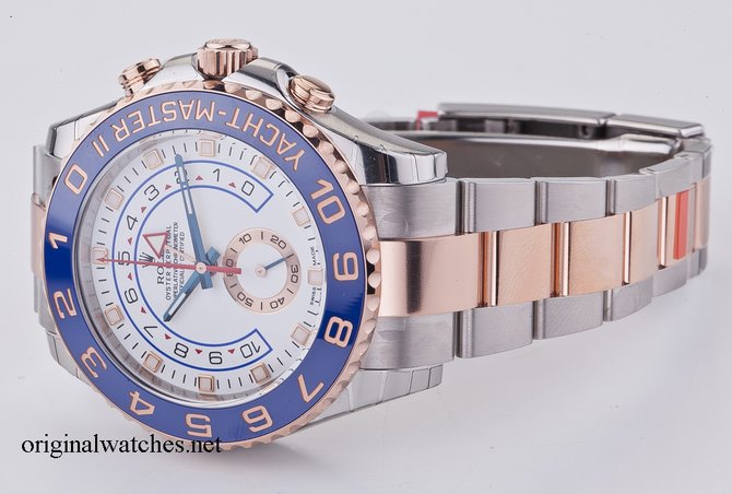 Rolex 116681 White Yacht Master II RG Steel - фото 14
