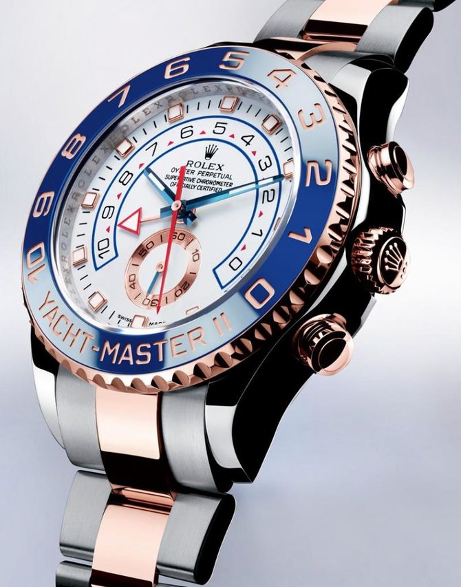 Rolex 116681 White Yacht Master II RG Steel - фото 2