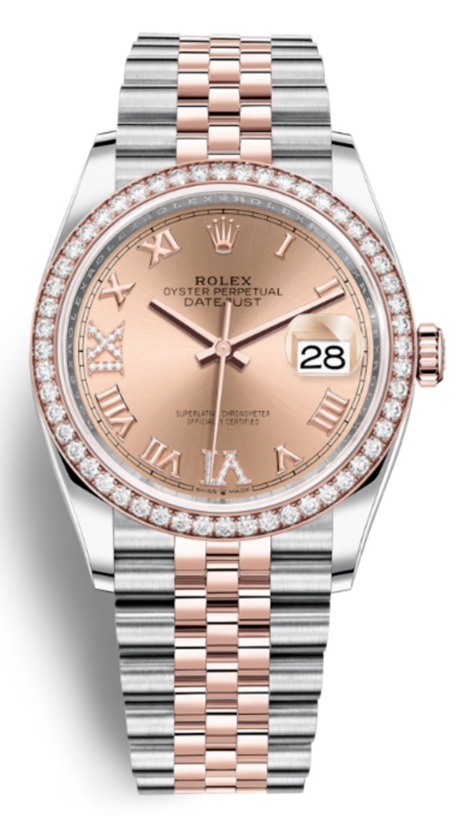 Rolex 126281RBR Rose set with diamonds Datejust Everose Rolesor