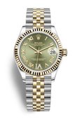Rolex Часы Rolex Datejust 278273-0016 Yellow Rolesor Fluted Jubilee