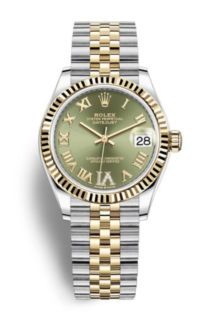 Rolex 278273-0016 Datejust Yellow Rolesor Fluted Jubilee