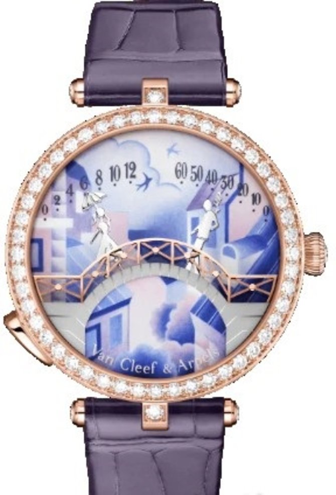 Van Cleef & Arpels VCARO8TZ00 Womens watches Lady Arpels Pont des Amoureux