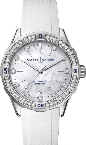 8163-182B-3/10 Ulysse Nardin 39 mm Lady Diver