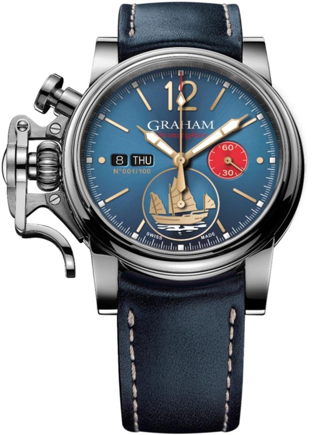 Graham 2CVAS.U15A Chronofighter Vintage Ltd Golden Junk